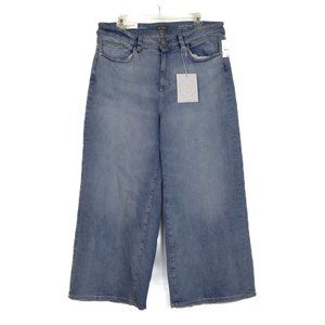 NEW Anthropologie DL1961 Vintage High Rise Denim Hepburn Wide Leg 18W Plus Size